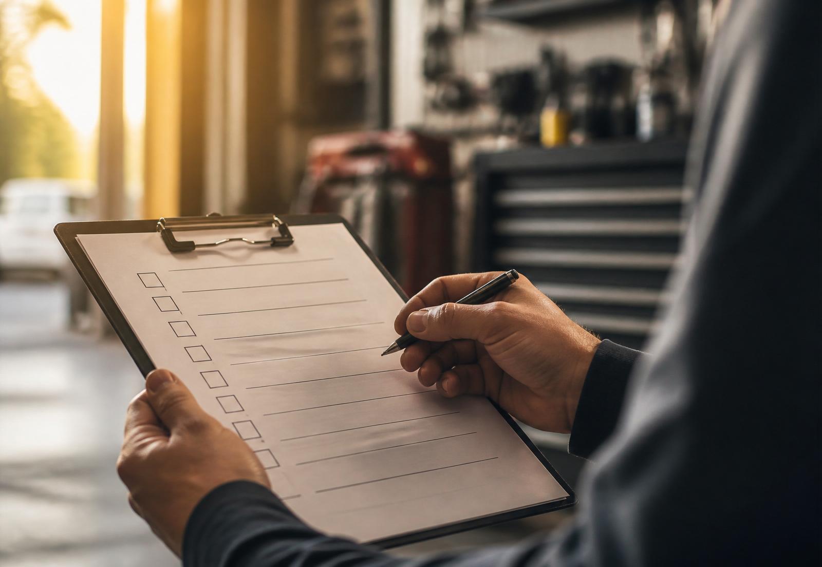 A printable starter checklist.